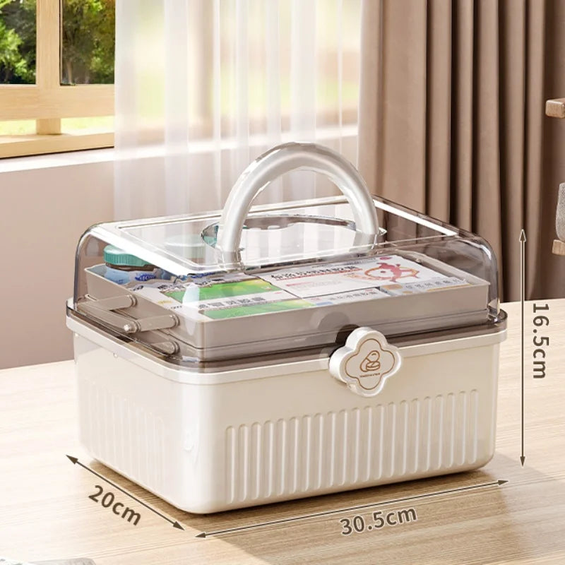 Multi-layer Medicine Box for Home Use,Large-capacity Medicine Organizer,Drug Organizer,Medicine Storage Box,First Aid MedicalBox