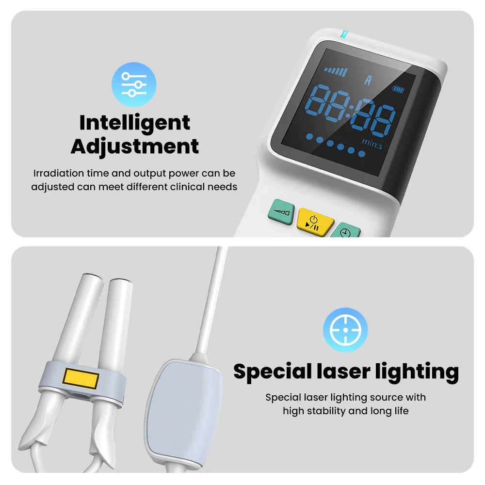 Medical Grade Rhinitis Treatment  650nm Red Light Nasal Laser Physical Therapy Apparatus Sinusitis Cure Machine