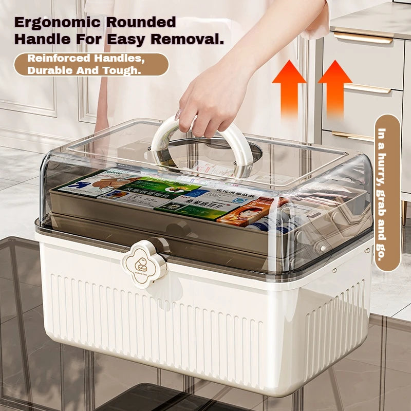 Multi-layer Medicine Box for Home Use,Large-capacity Medicine Organizer,Drug Organizer,Medicine Storage Box,First Aid MedicalBox