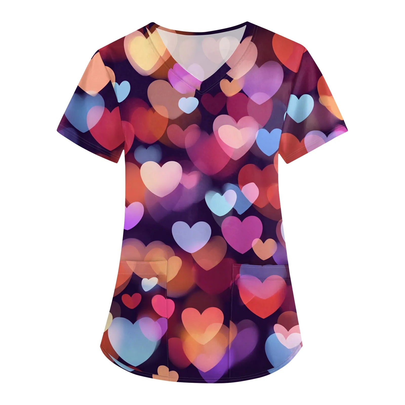 Summer Short Sleeve Medical Scrubs Clothes Pharmacy Beauty Salon Workwear Nurse Uniform Hospital Doctor Dental Surgery Work Top
