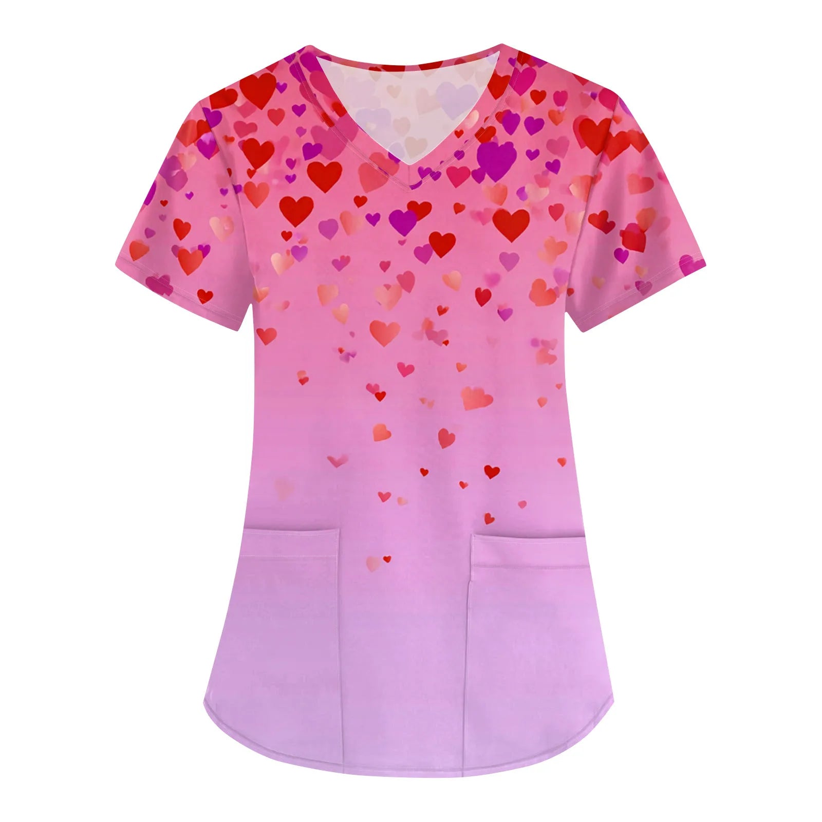 Summer Short Sleeve Medical Scrubs Clothes Pharmacy Beauty Salon Workwear Nurse Uniform Hospital Doctor Dental Surgery Work Top