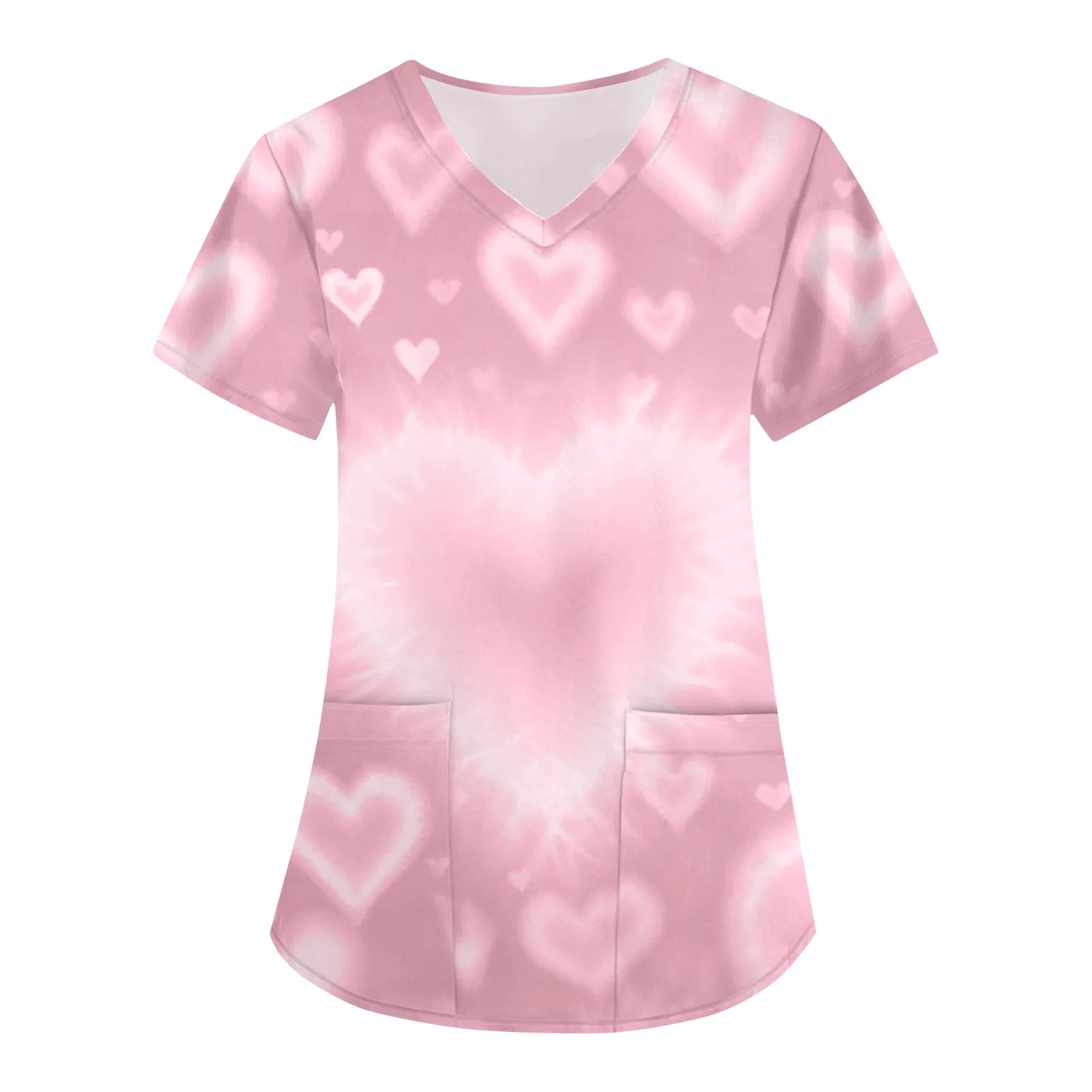 Summer Short Sleeve Medical Scrubs Clothes Pharmacy Beauty Salon Workwear Nurse Uniform Hospital Doctor Dental Surgery Work Top