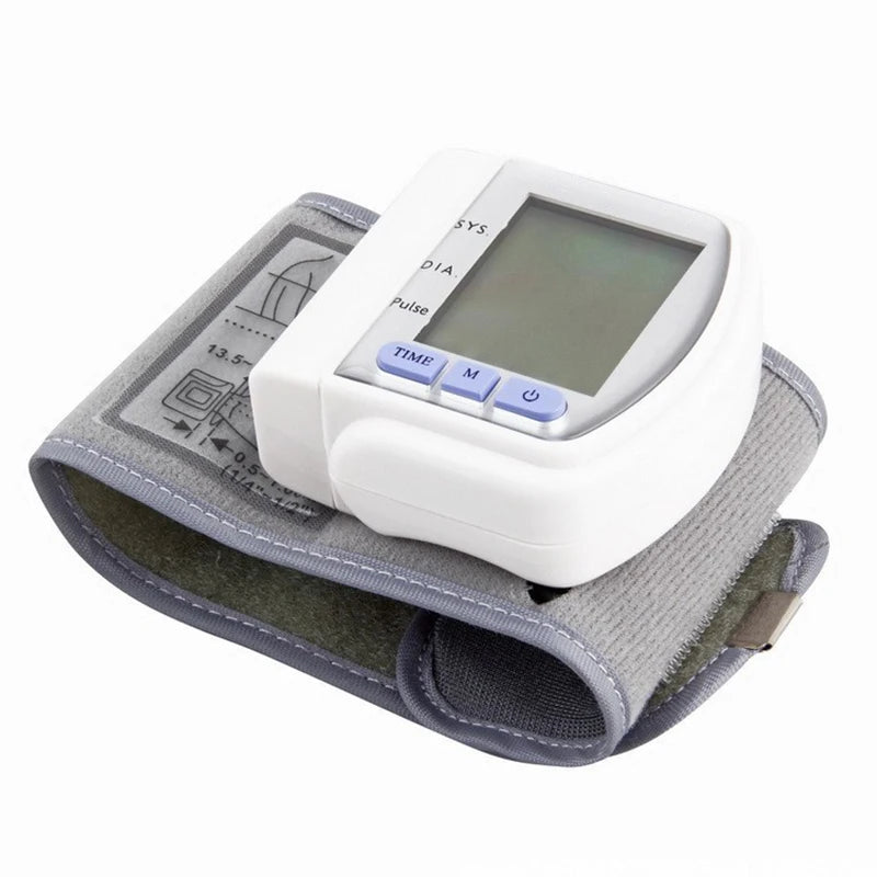 Digital Wrist Blood Pressure Monitor Medical Upper Arm Sphygmomanometer Automatic Tonometer Tensiometro Blood Pressure Meter