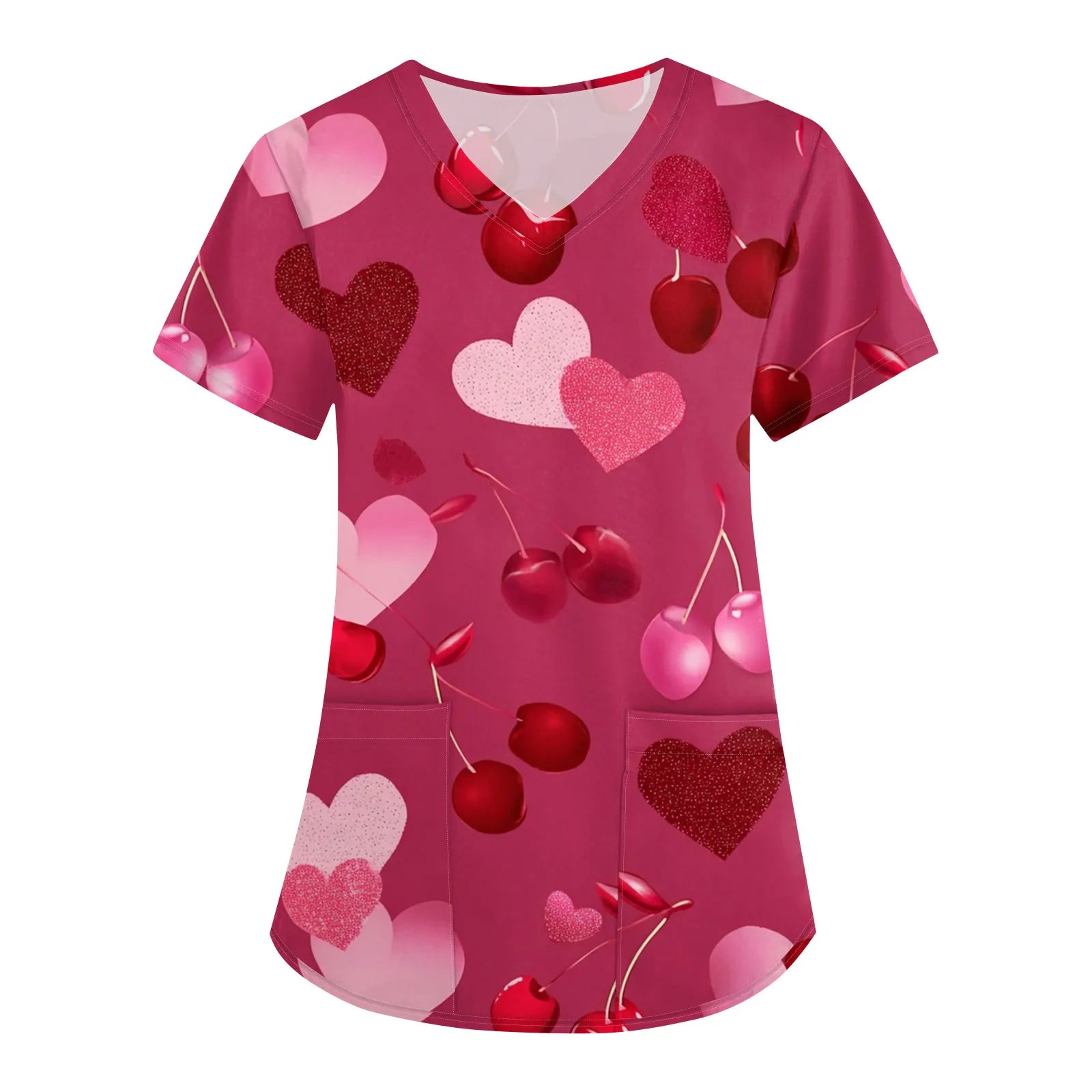 Summer Short Sleeve Medical Scrubs Clothes Pharmacy Beauty Salon Workwear Nurse Uniform Hospital Doctor Dental Surgery Work Top